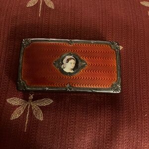 Russian enameled silver box